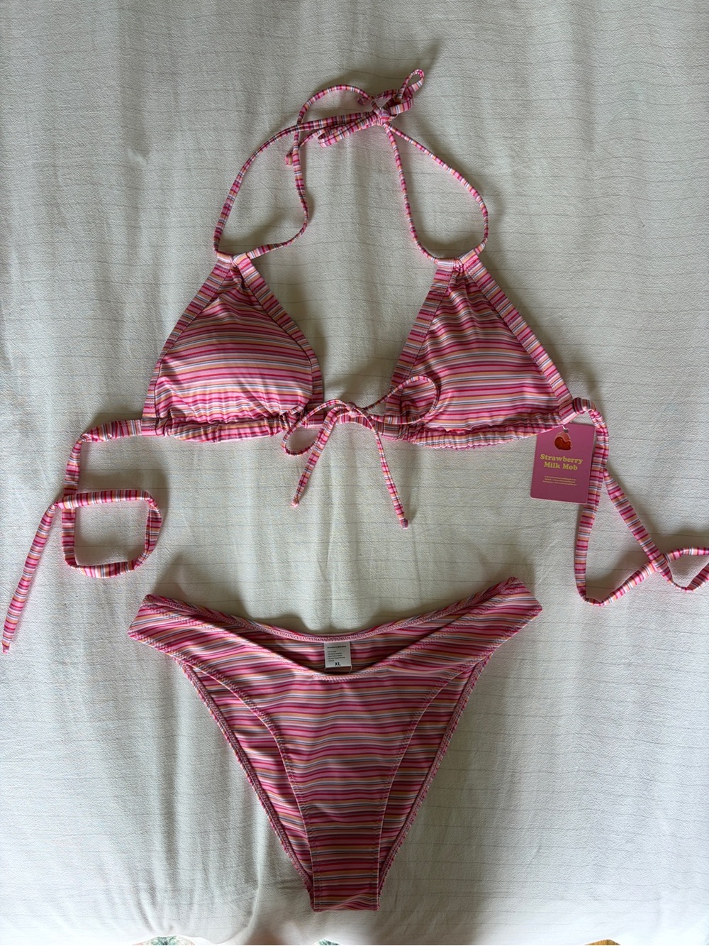 Strawberry Milk Mob Bikini Set